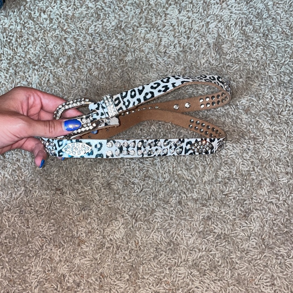 Leopard belt